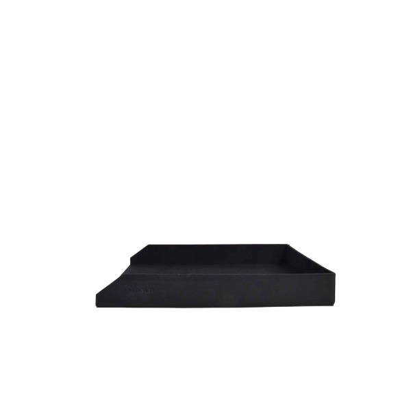 Home Office Cuir Paper Tray A4 Leather Black