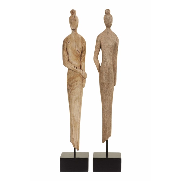 Set 2 pieces – Female Museum Mango Wood Natural