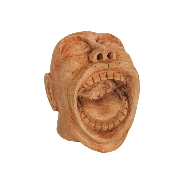 Laughing Face Museum Mango Wood Natural