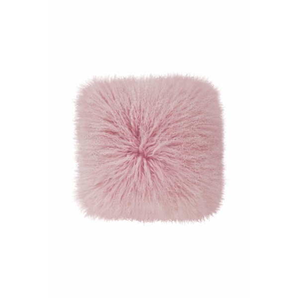 Cushion Ranch Sheepskin Aged Pink