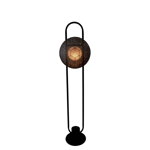 Floor Lamp Gamboa Hush-Hush Iron Wire Black/Light Grey