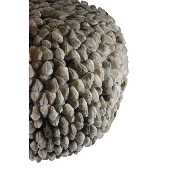 Poof Round Penthouse Pebble Sand Taupe